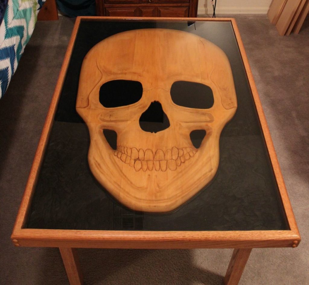 Skull Table 30 Arizona Custom Wood Designs